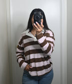 Stripped Collar Shirts