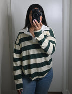 Stripped Collar Shirts